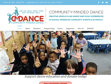 Tablet Screenshot of cmdance.org
